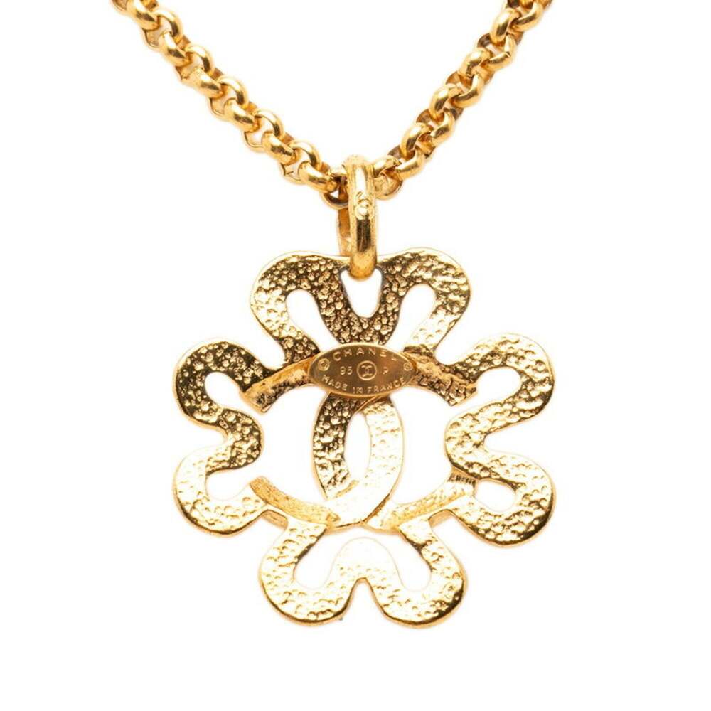 CHANEL Gold Logo Necklace - Picture 2 of 6